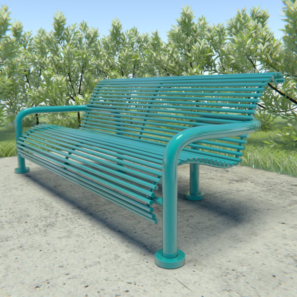 Bus bench preview image 1